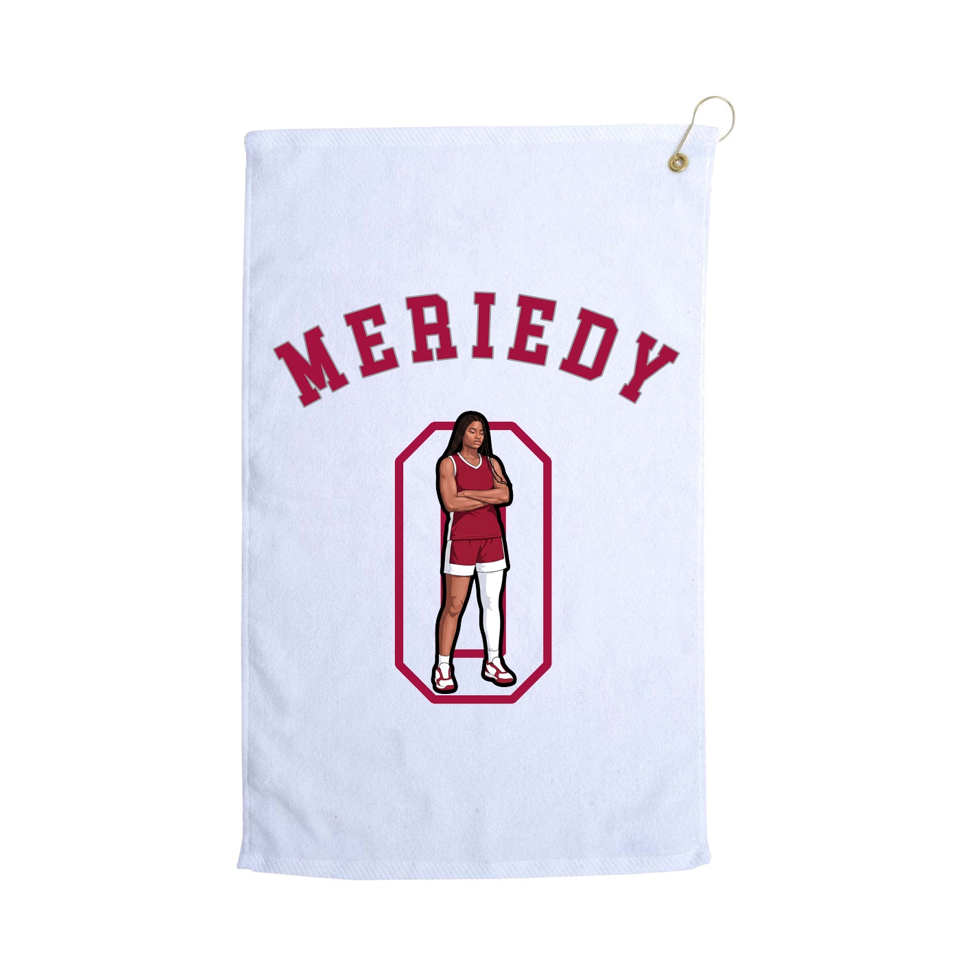 Golf Towel — Shirsey Arch in White