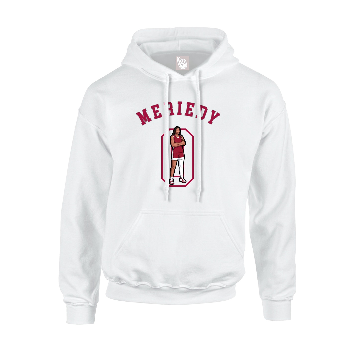 Youth Hoodie — Shirsey Arch in White
