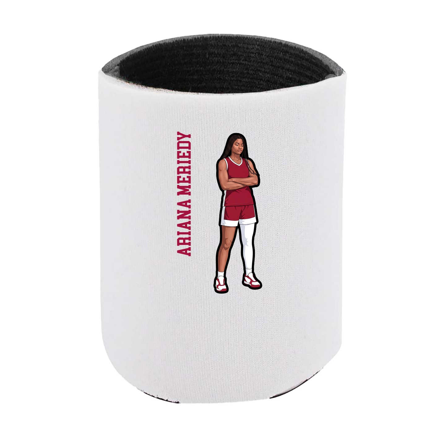 Can Holder — Name Vertical in White