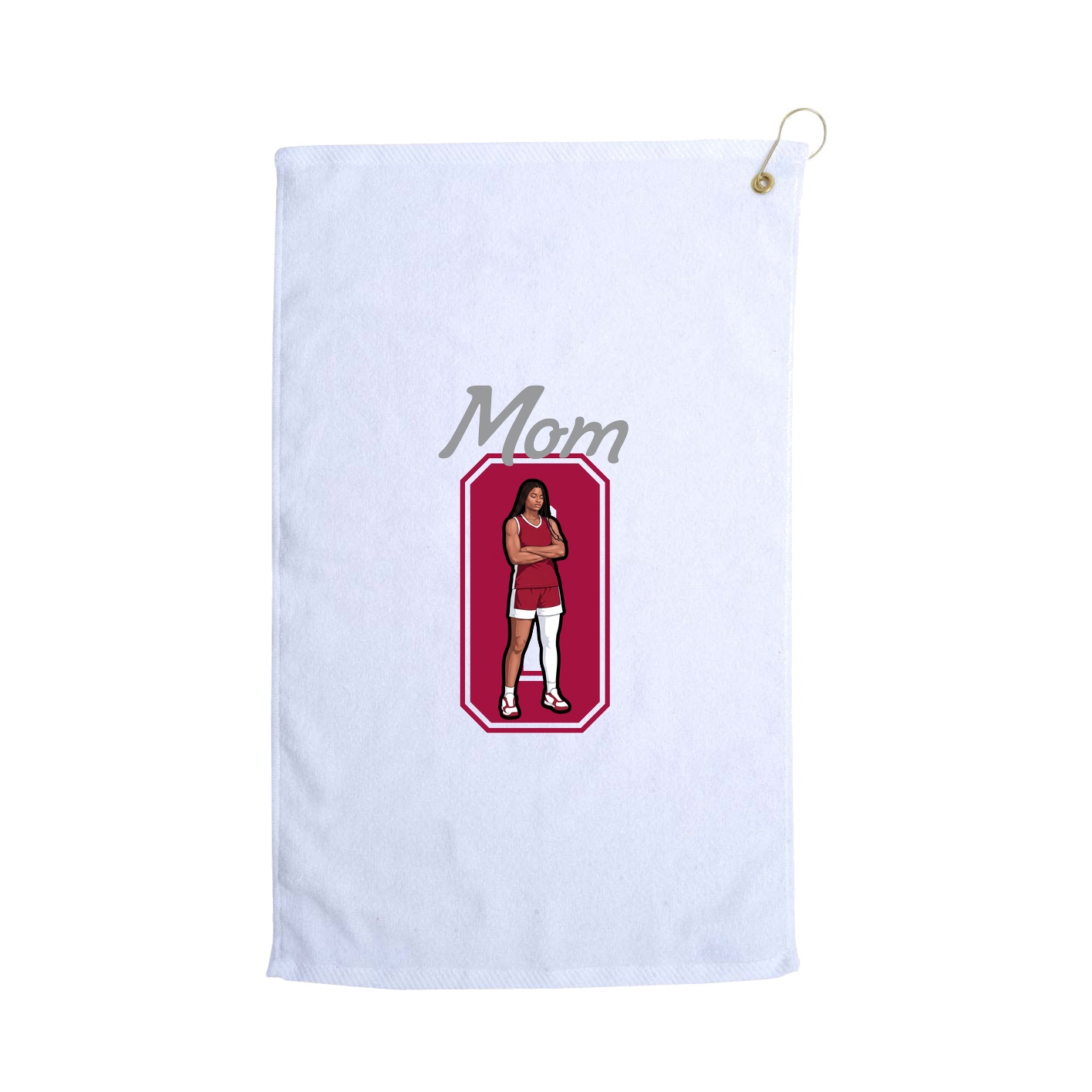 Golf Towel — Mothers Day Shirsey in White