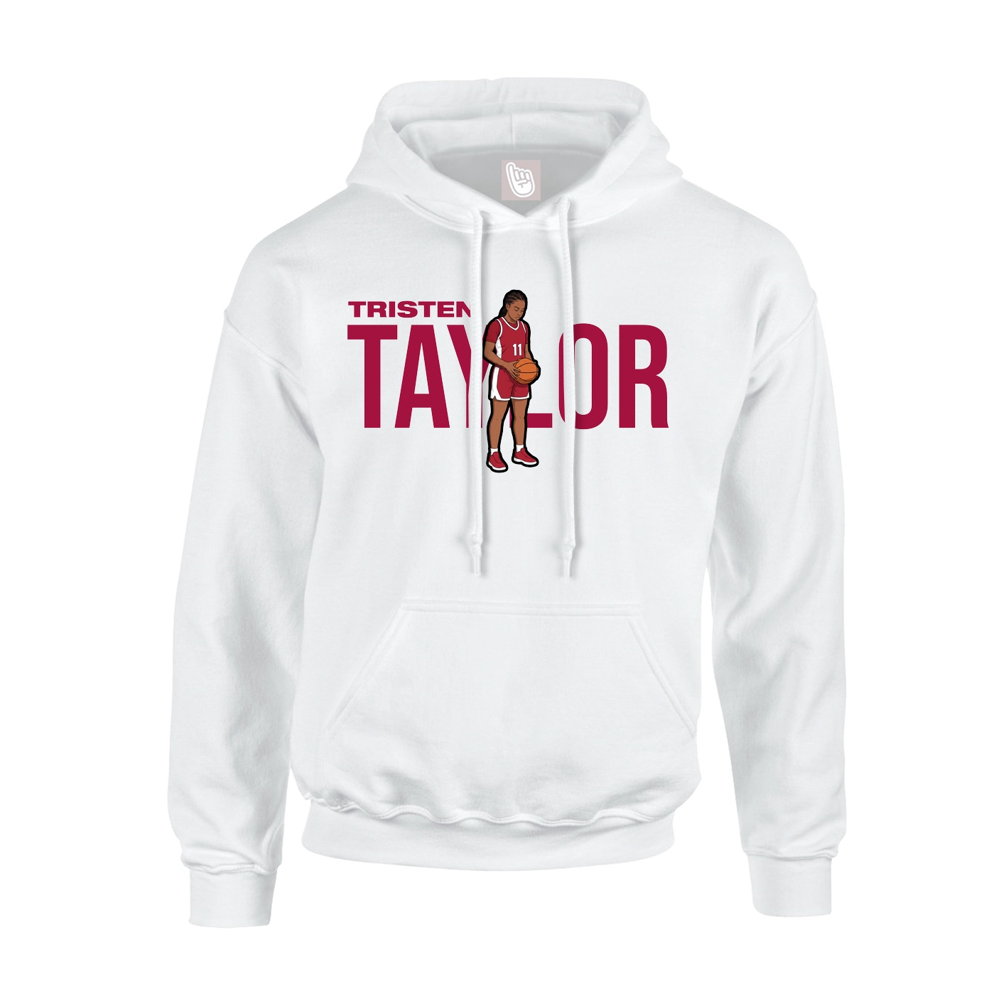Hoodie — Player Name in White
