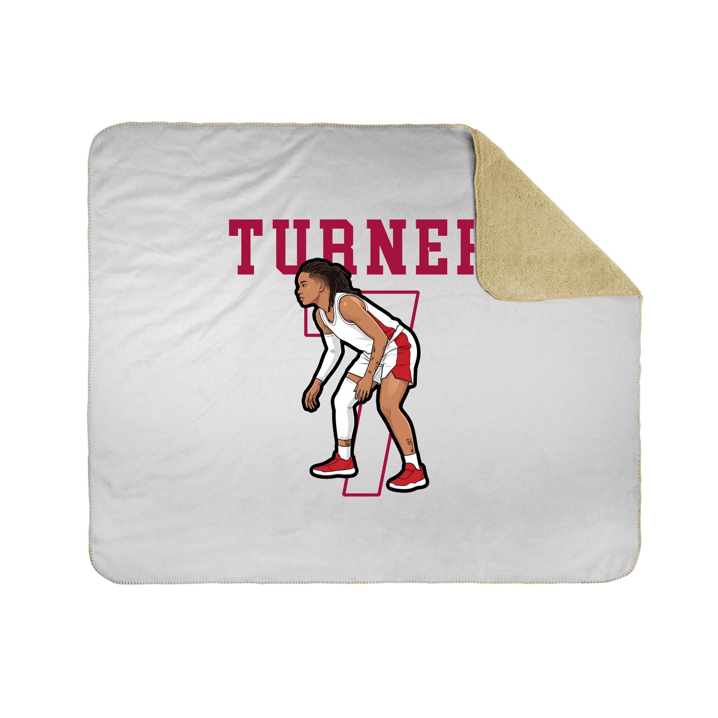 50x60 Sherpa Lined Throw Blanket