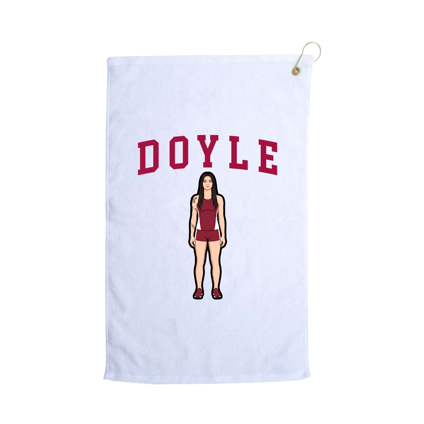 Golf Towel — Shirsey in White