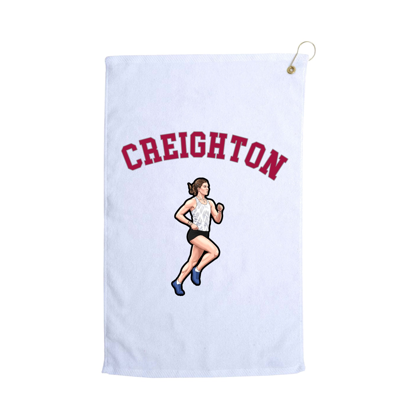 Golf Towel — Shirsey Arch in White
