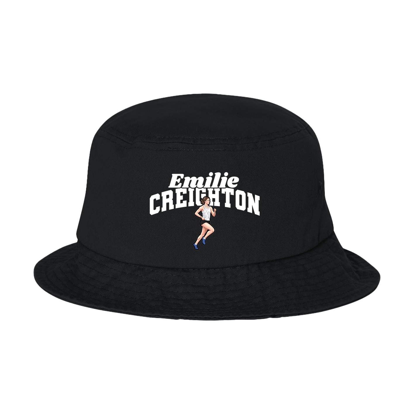 Bucket Cap — Signature Arch in Black