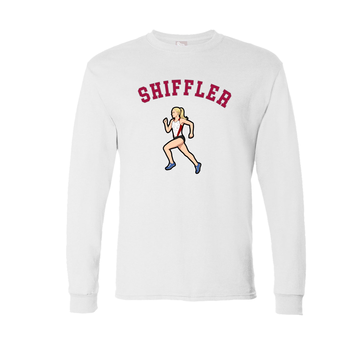 Long Sleeve Tee — Shirsey Arch in White
