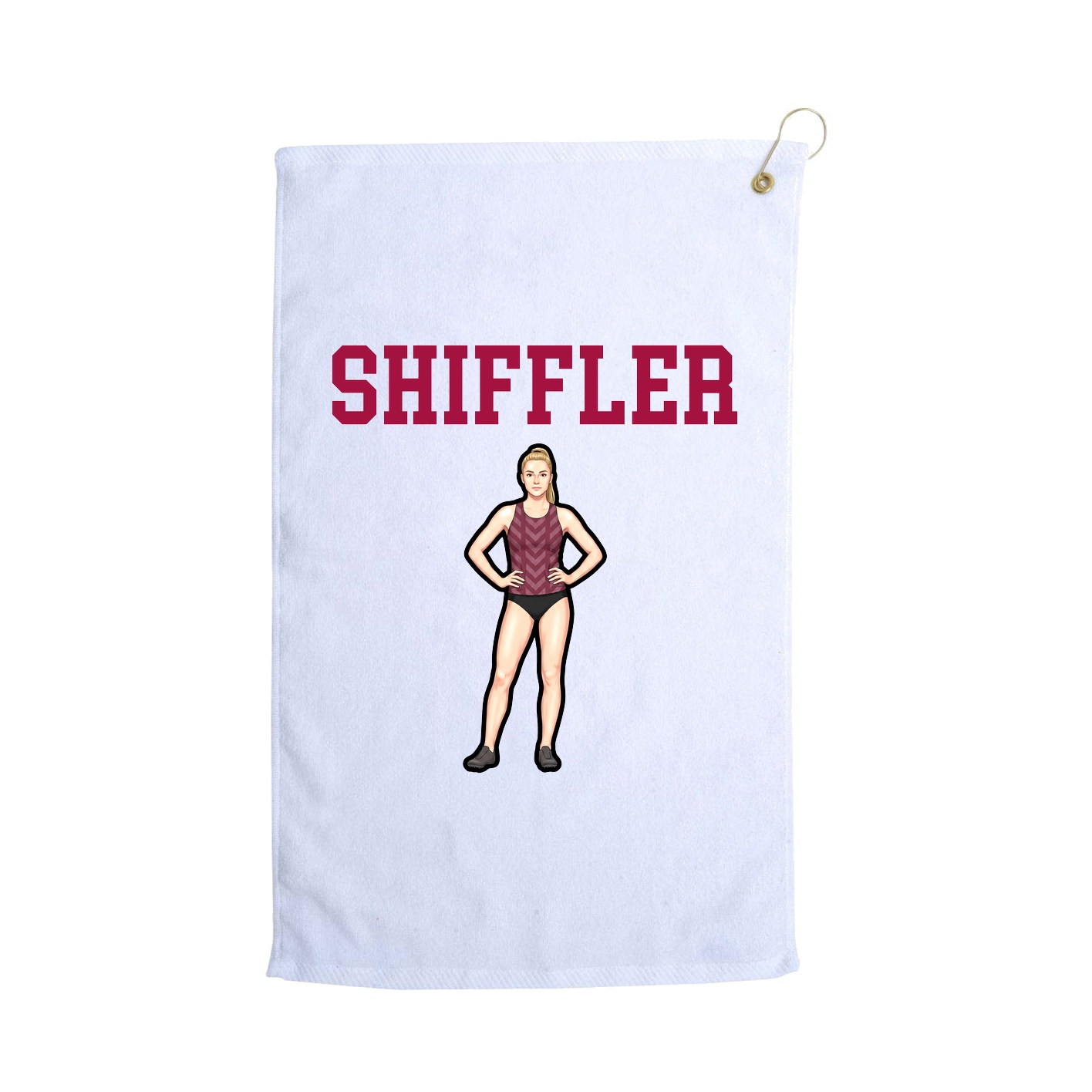 Golf Towel — Shirsey in White