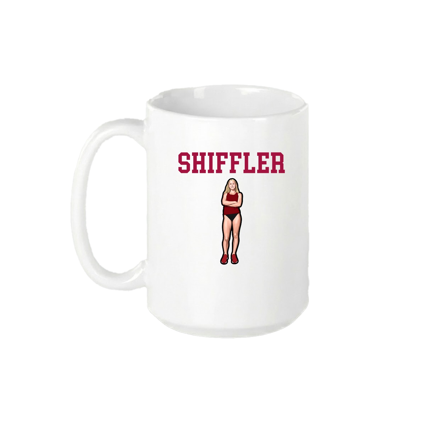 15oz Coffee Mug — Shirsey in White