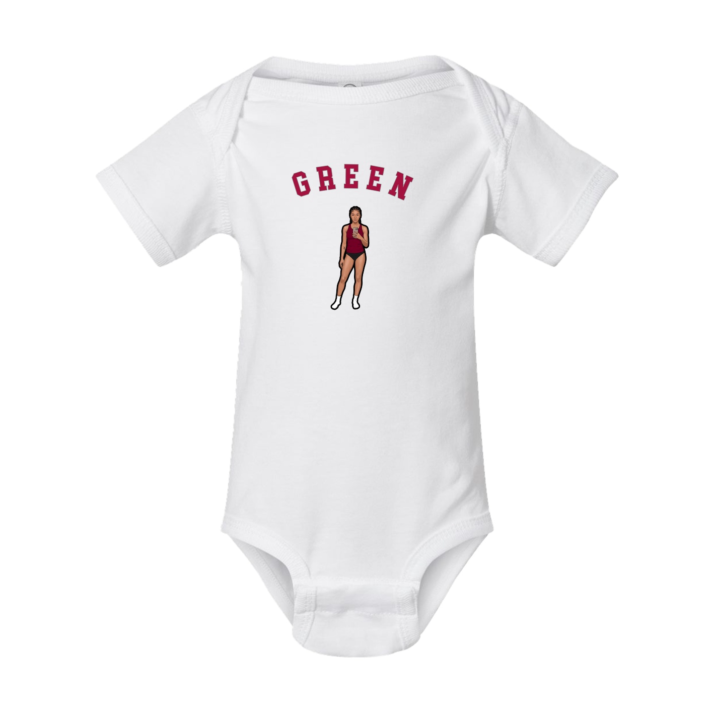 Baby Onesie — Shirsey Arch in White
