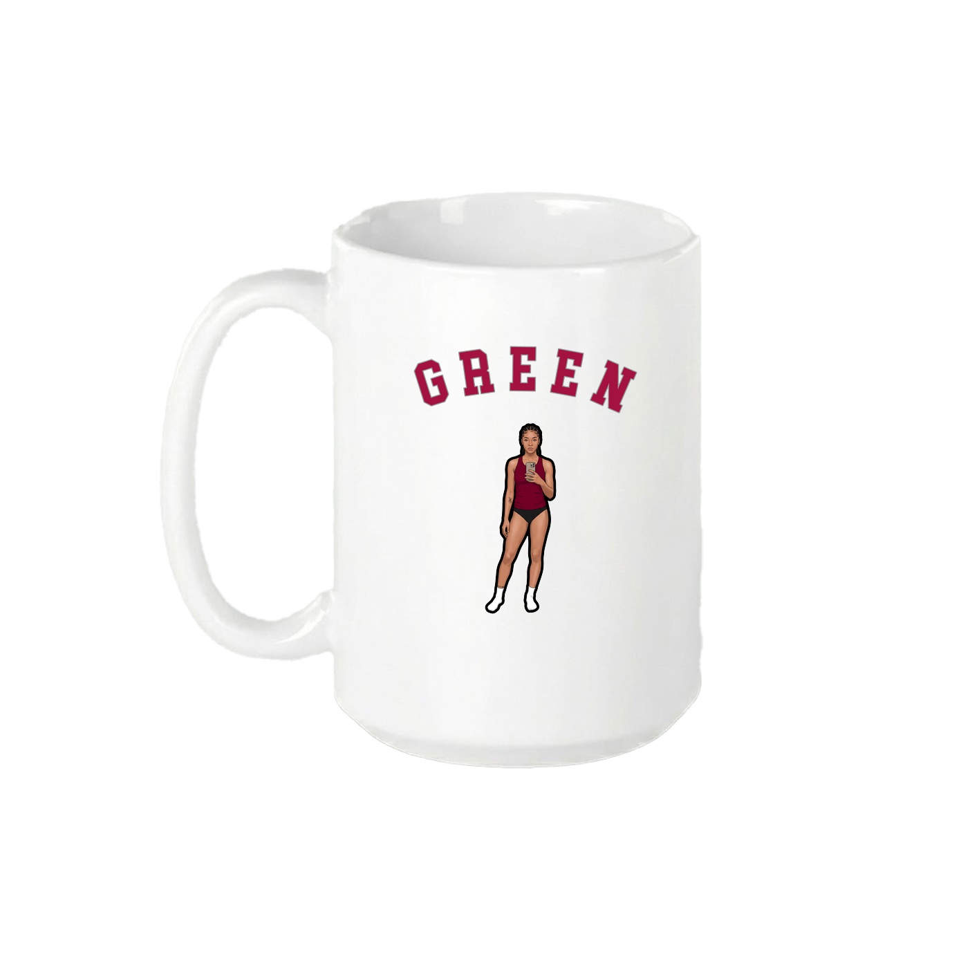 15oz Coffee Mug — Shirsey Arch in White