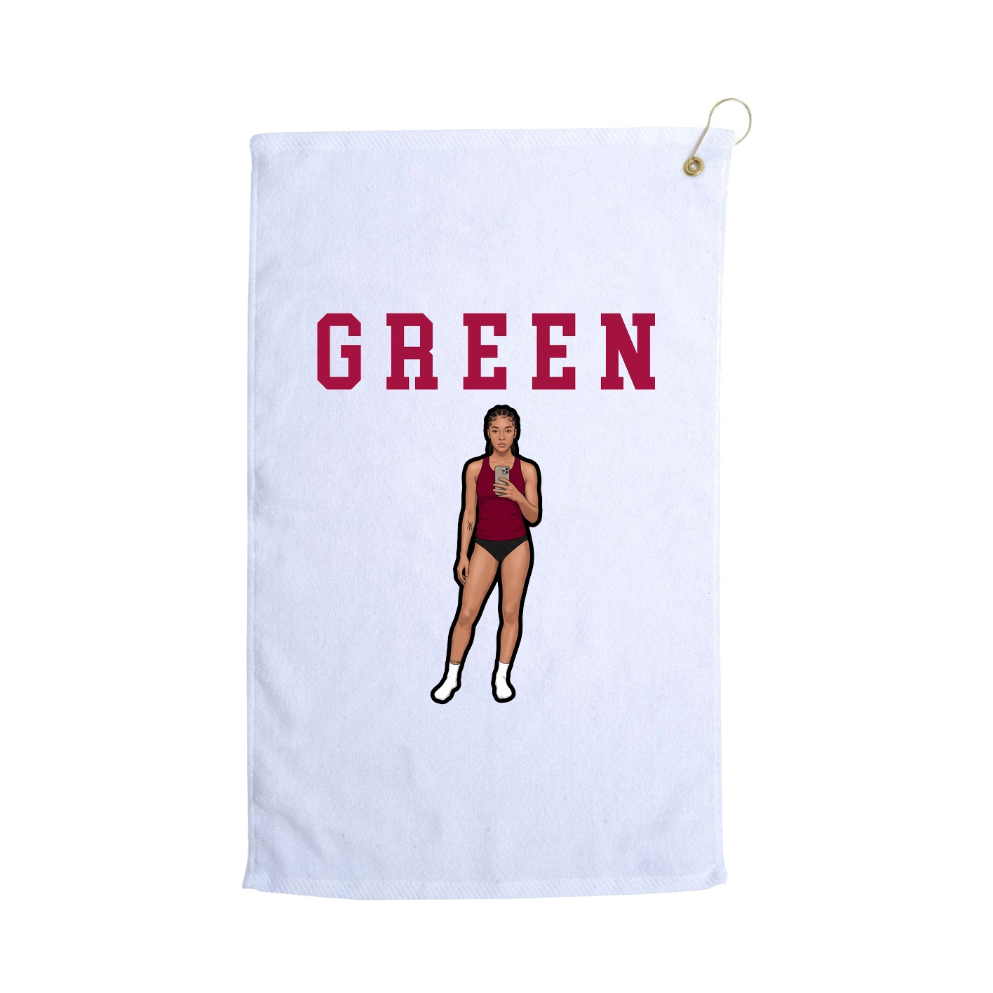 Golf Towel — Shirsey in White