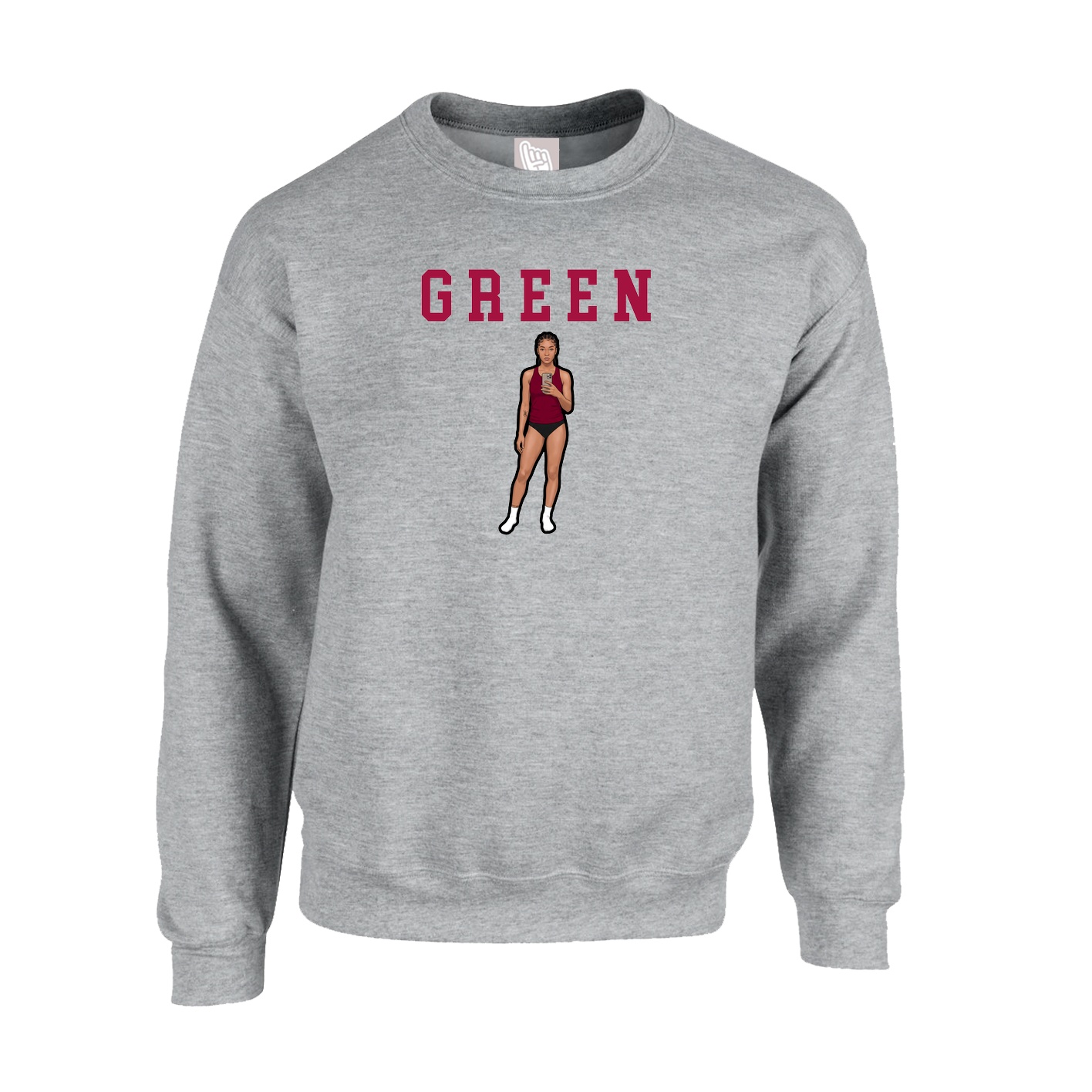 Fleece Crew — Shirsey in Grey
