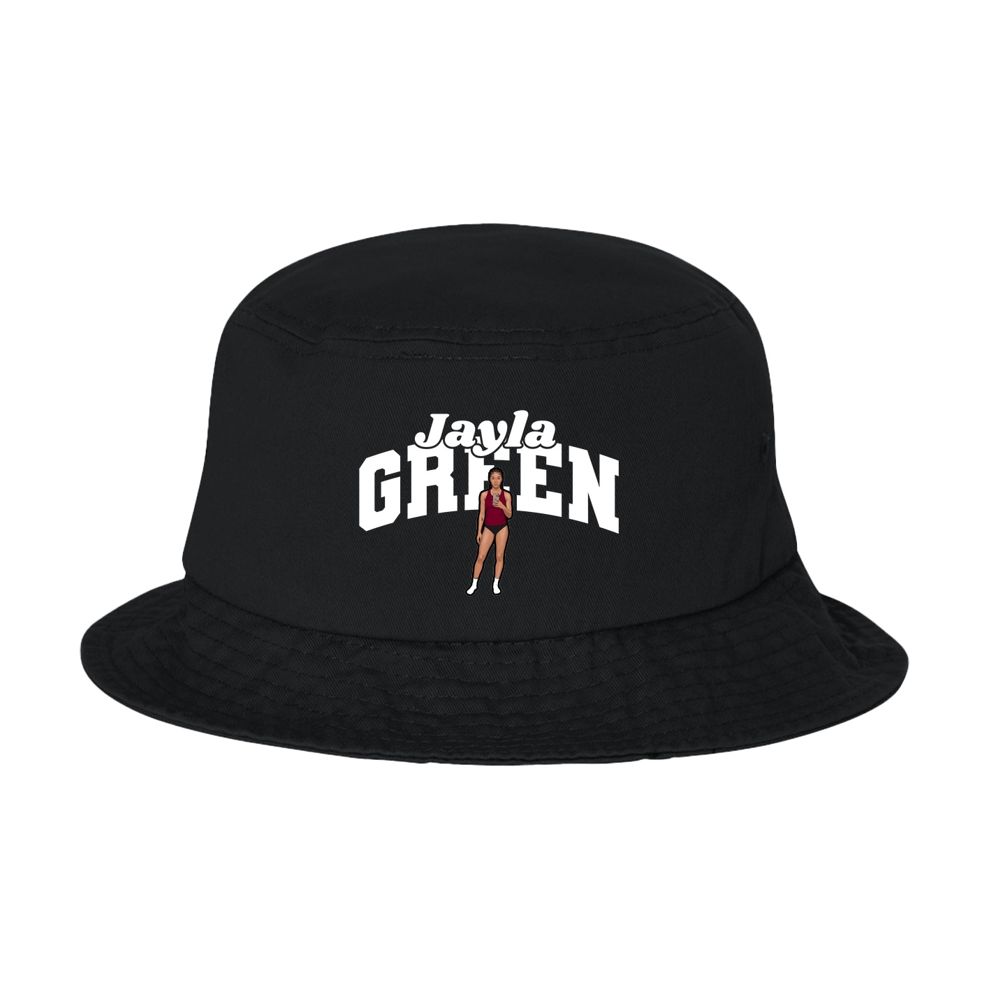Bucket Cap — Signature Arch in Black