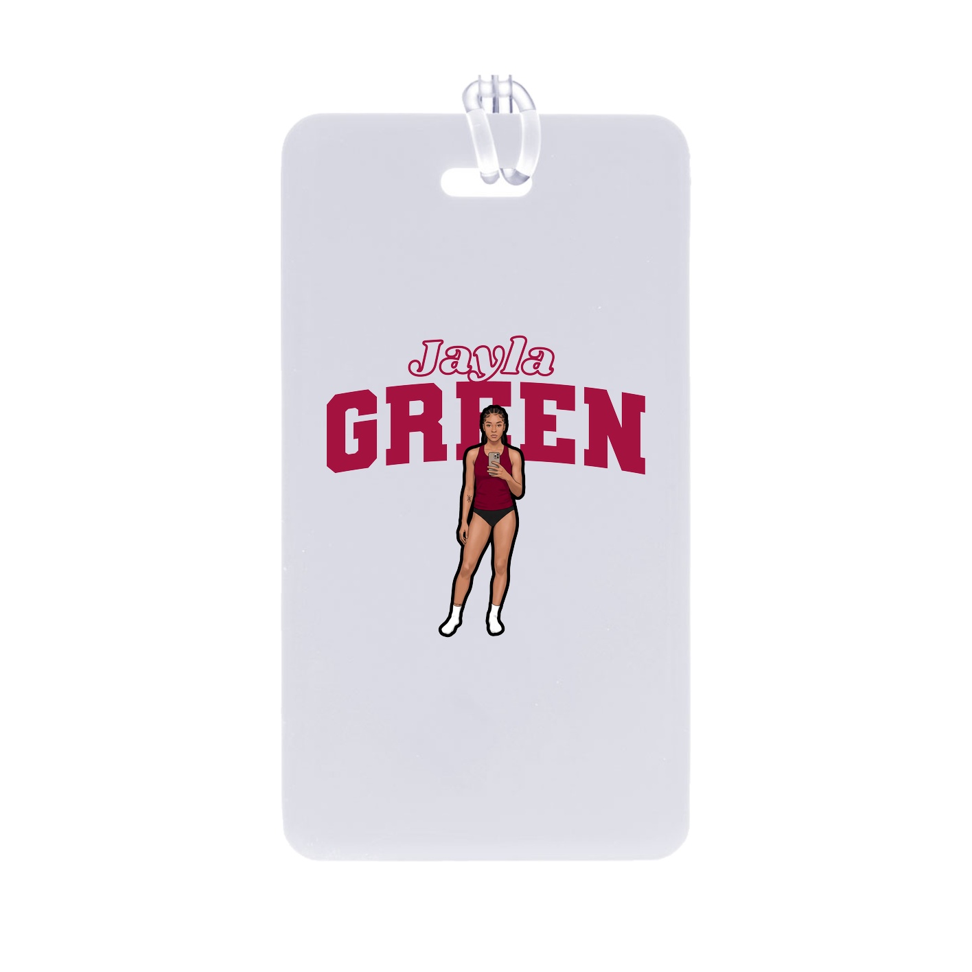 Bag Tag — Name Arch in Classic