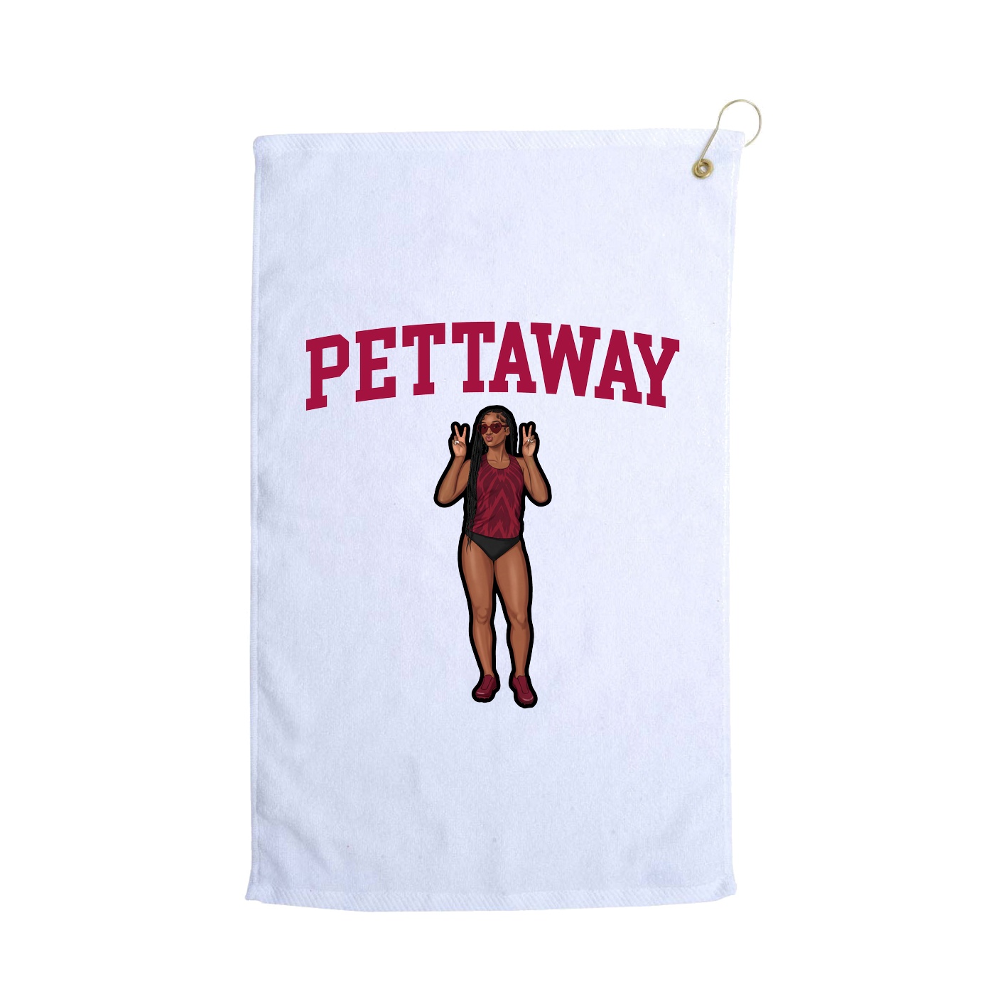 Golf Towel — Shirsey in White