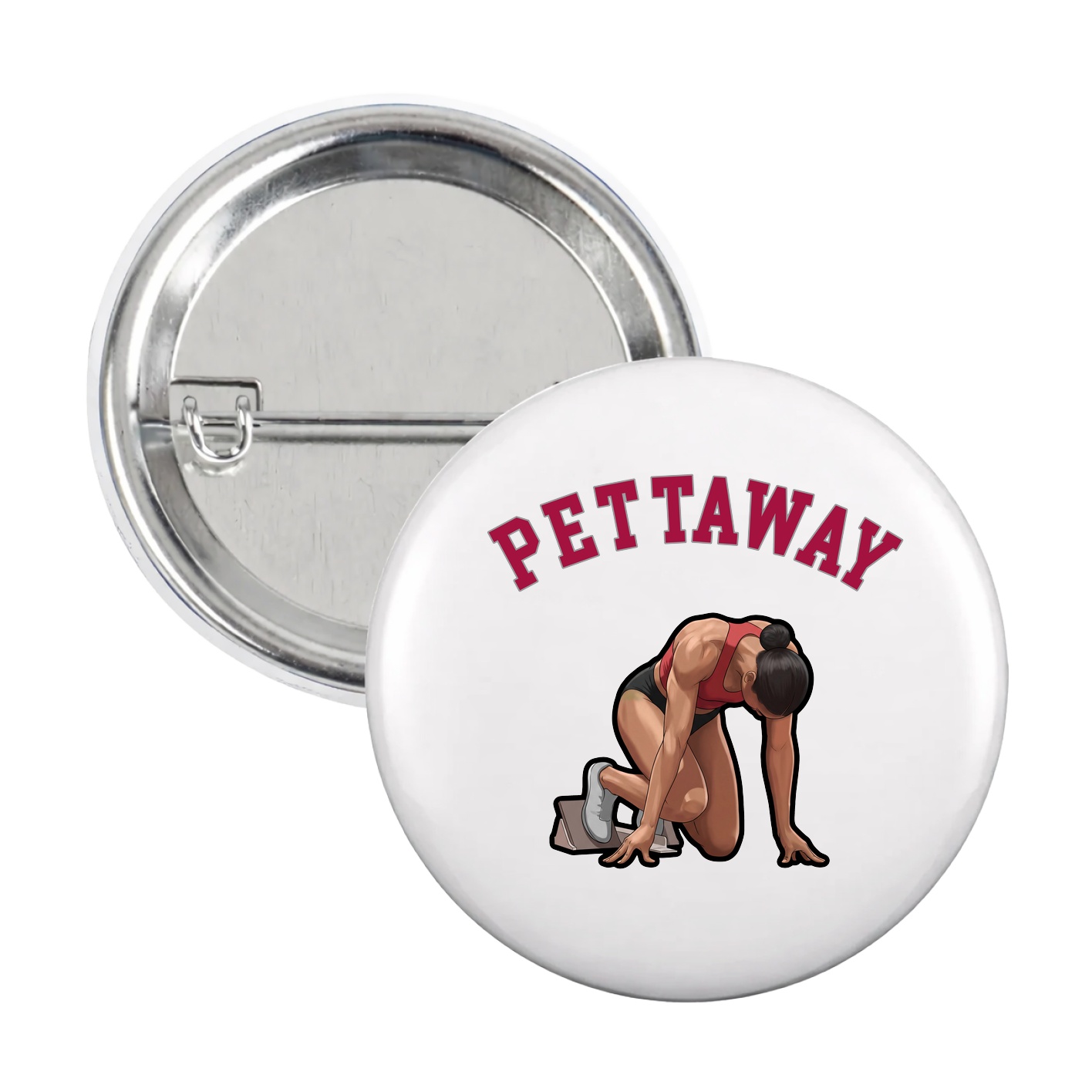 Game Day Button — Shirsey Arch in White