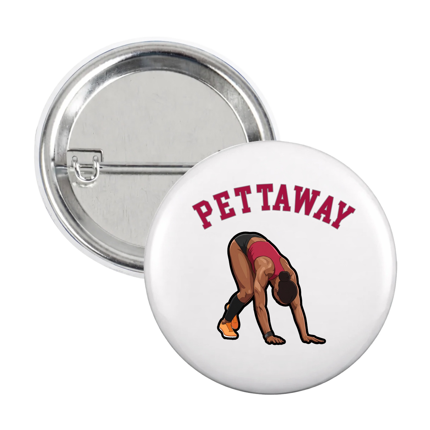 Game Day Button — Shirsey Arch in White