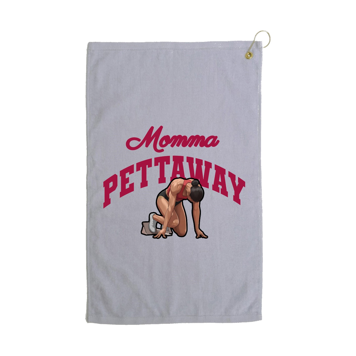 Golf Towel — Mothers Day Arch in Grey