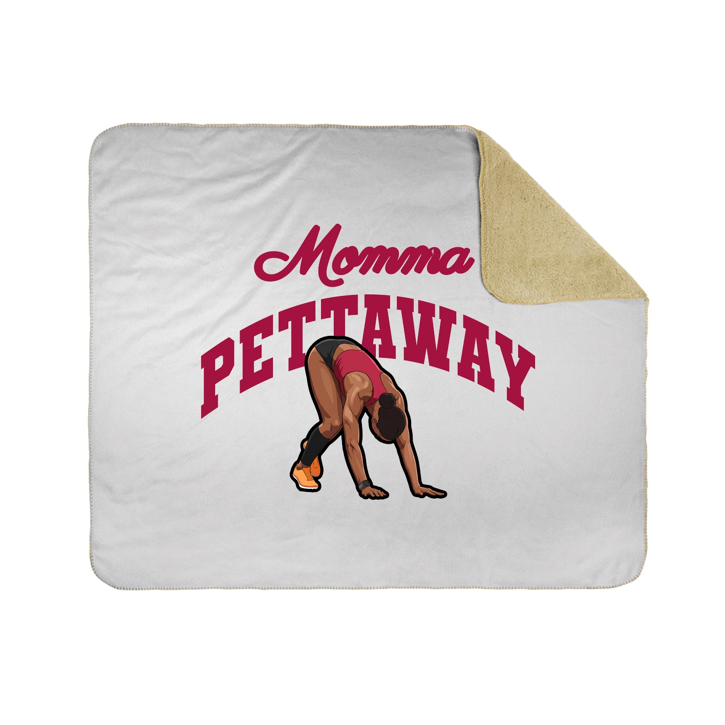Throw Blanket — Mothers Day Arch in White