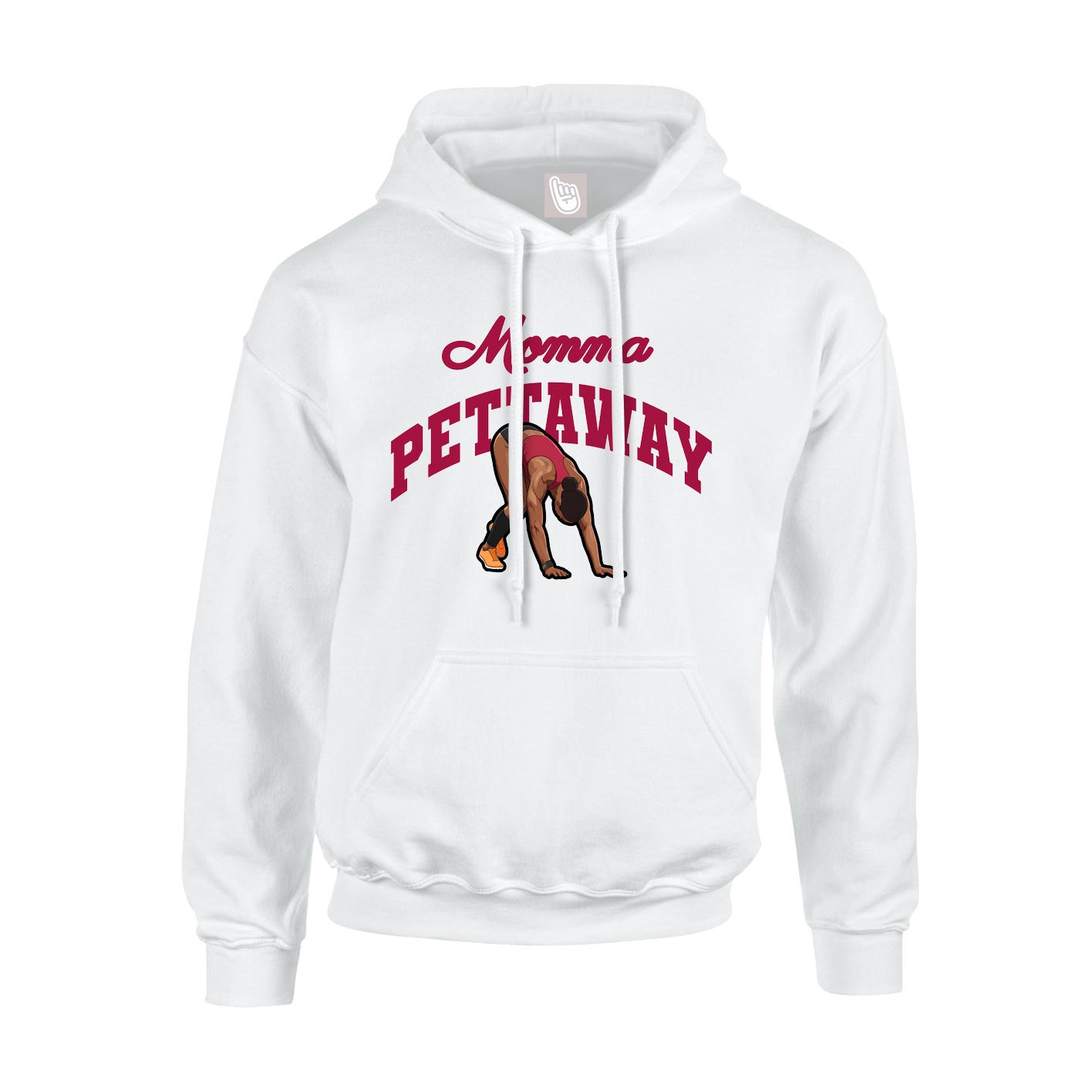 Youth Hoodie — Mothers Day Arch in White