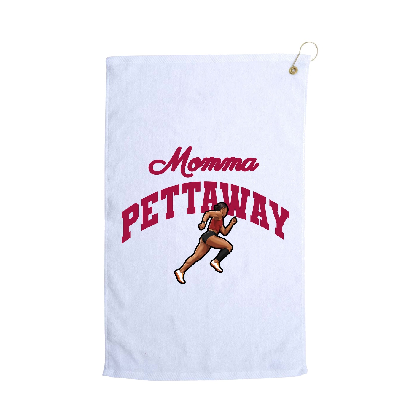 Golf Towel — Mothers Day Arch in White