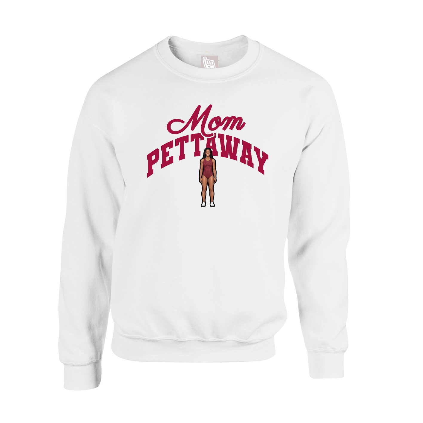 Fleece Crew — Mothers Day Arch in White