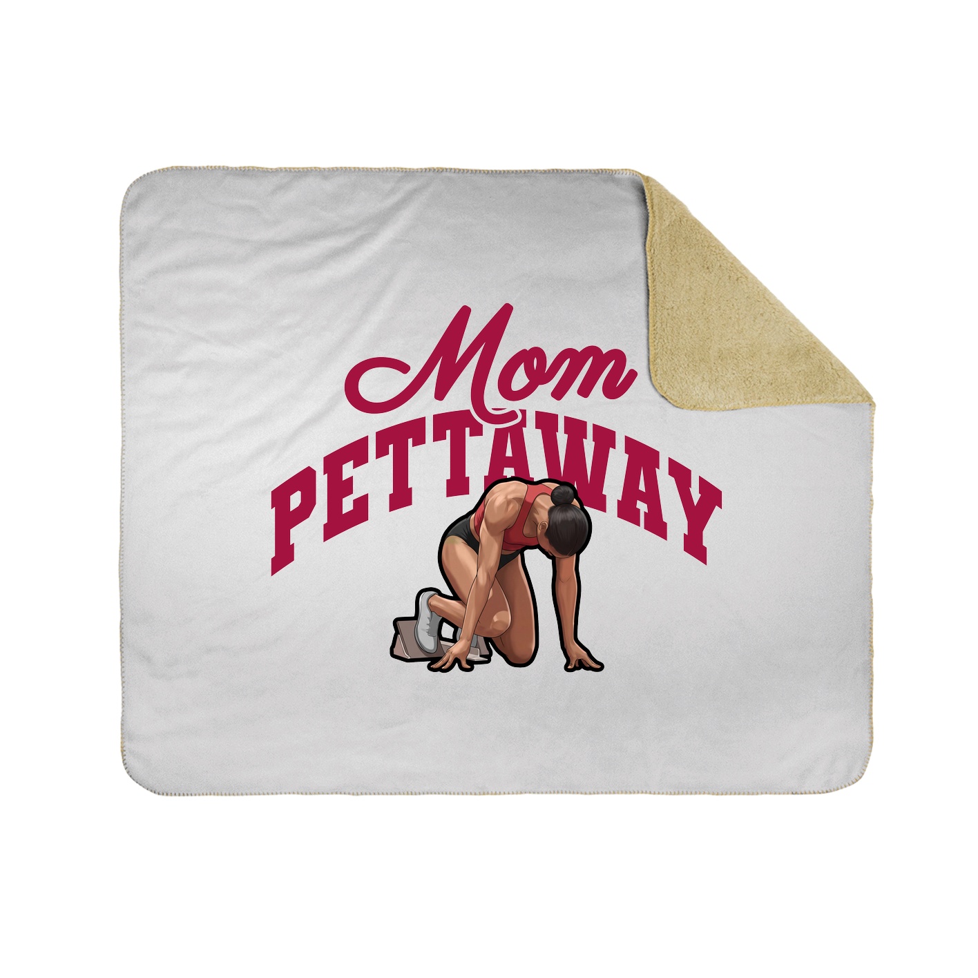 Throw Blanket — Mothers Day Arch in White