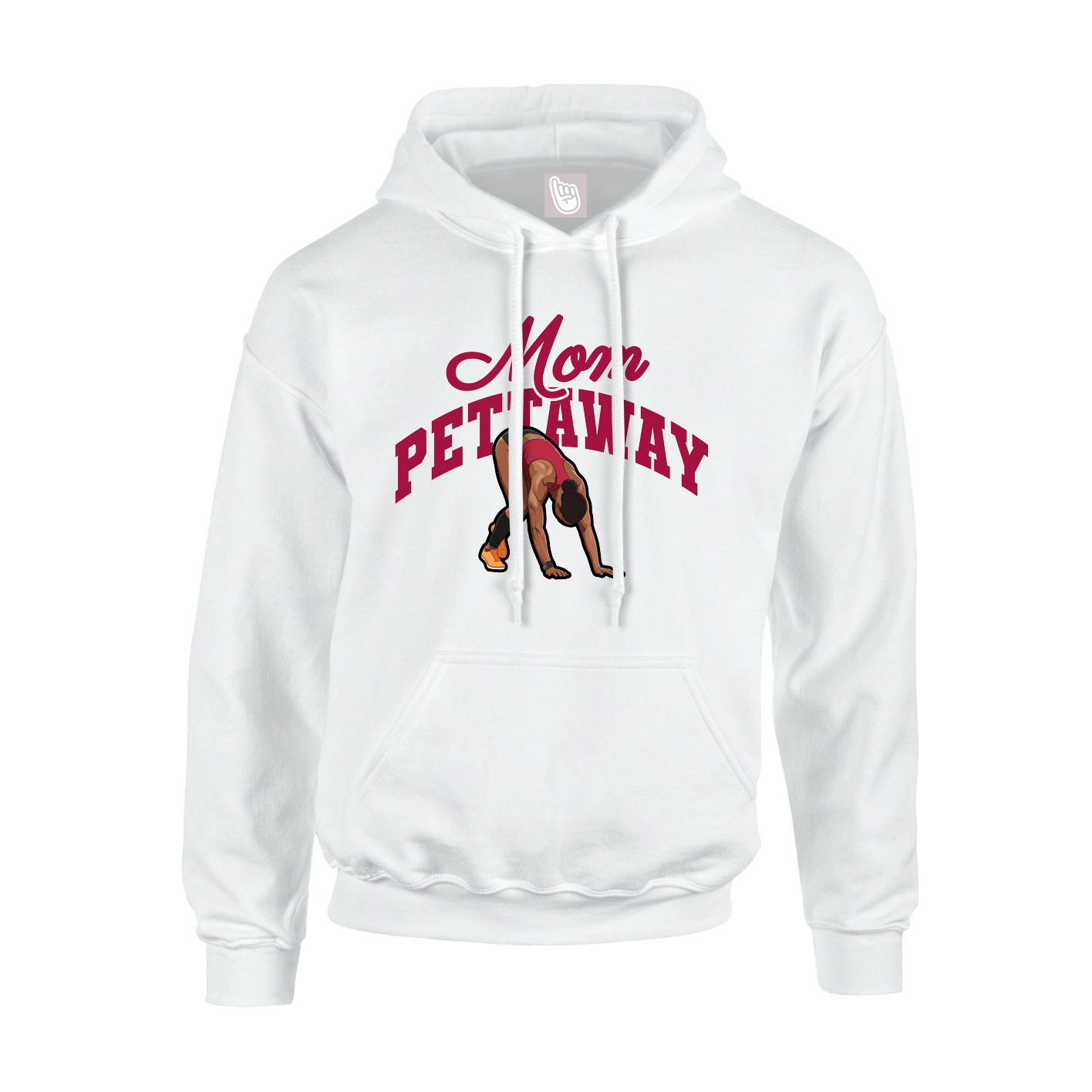 Youth Hoodie — Mothers Day Arch in White