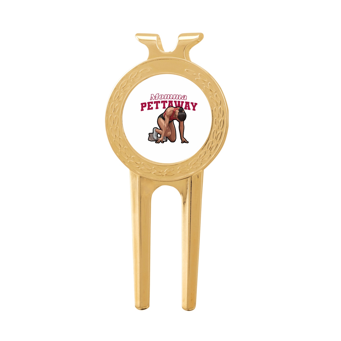 Divot Tool with Ball Marker — Mothers Day Block in Classic