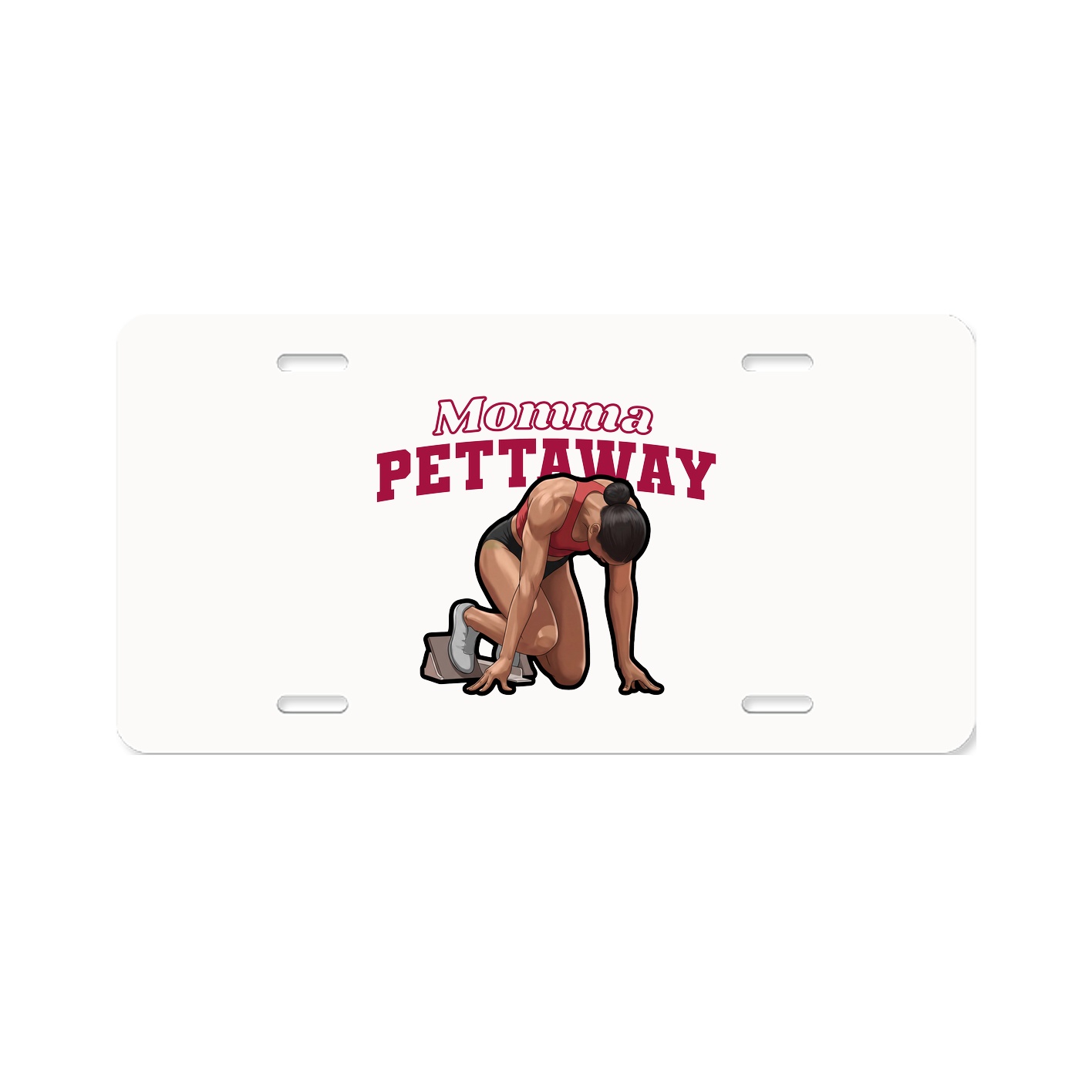 License Plate — Mothers Day Block in Classic