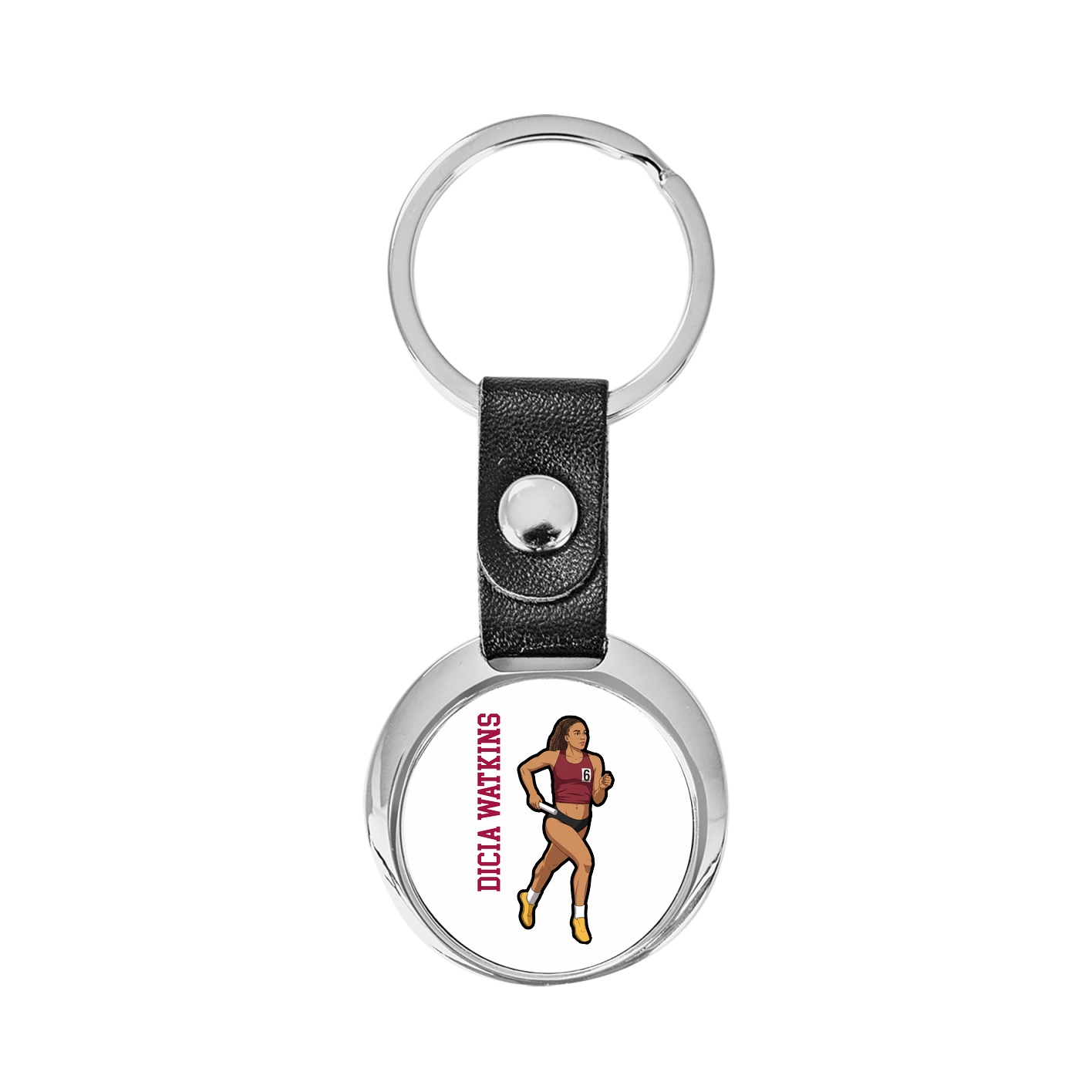 Key Chain — Name Vertical in Classic