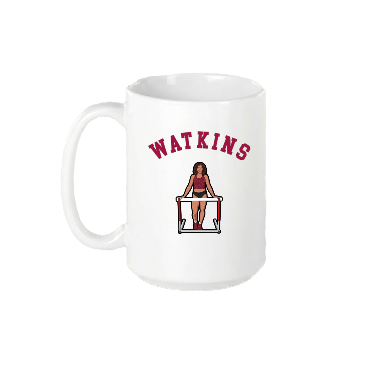 15oz Coffee Mug — Shirsey Arch in White