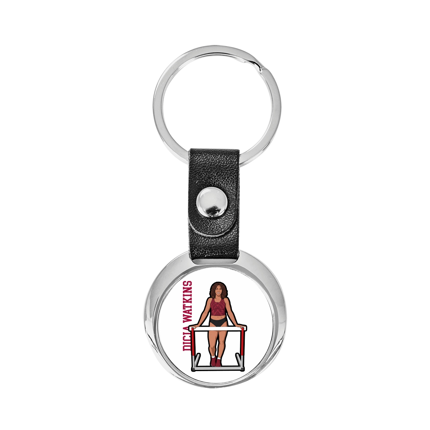 Key Chain — Name Vertical in Classic