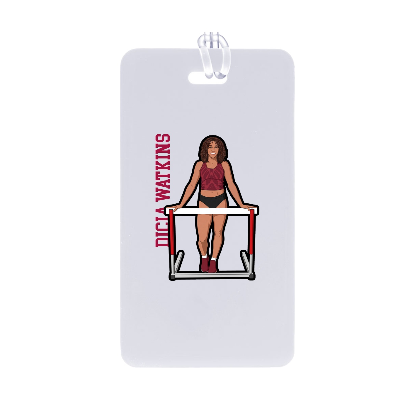 Bag Tag — Name Vertical in Classic