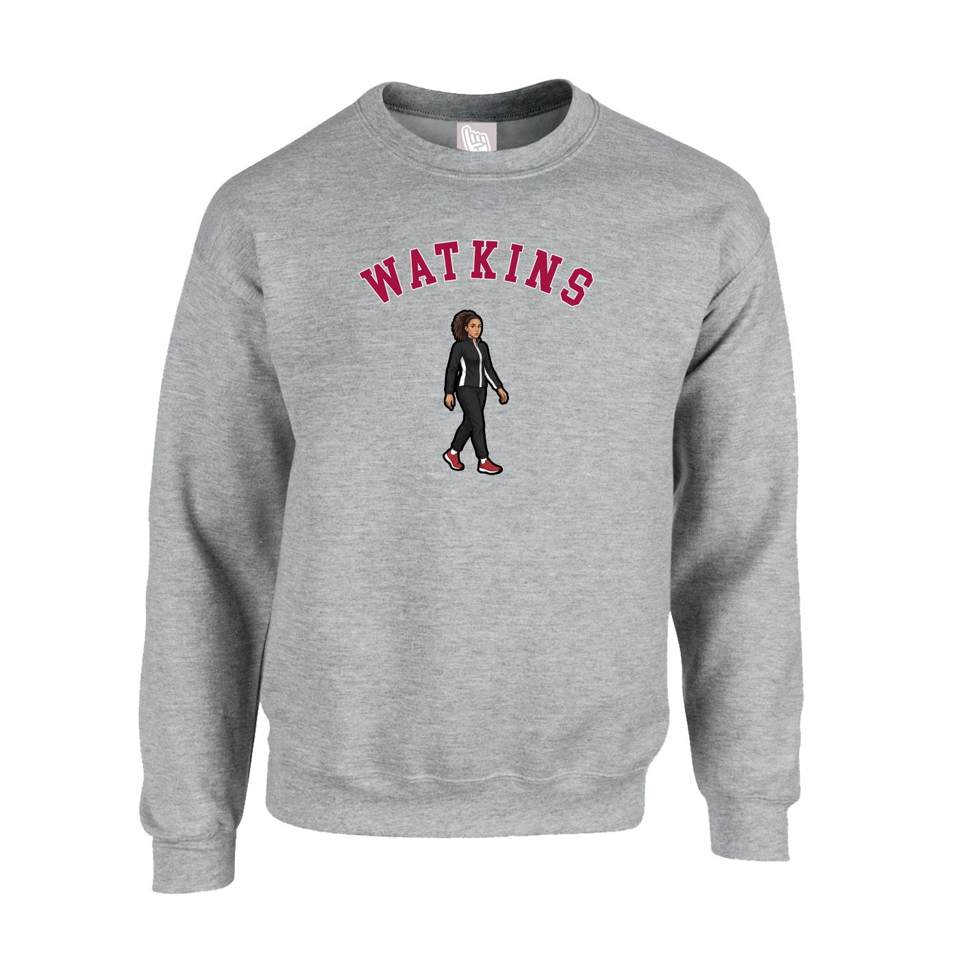 Fleece Crew — Shirsey Arch in Grey