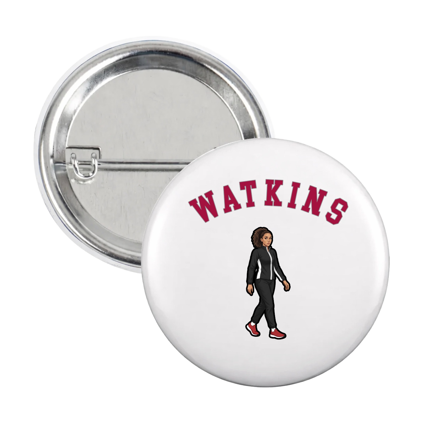 Game Day Button — Shirsey Arch in White