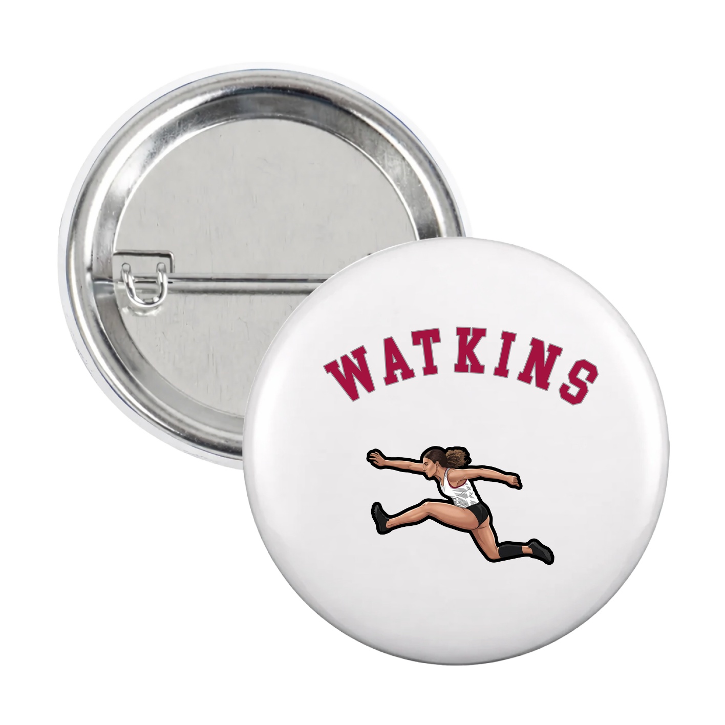 Game Day Button — Shirsey Arch in White