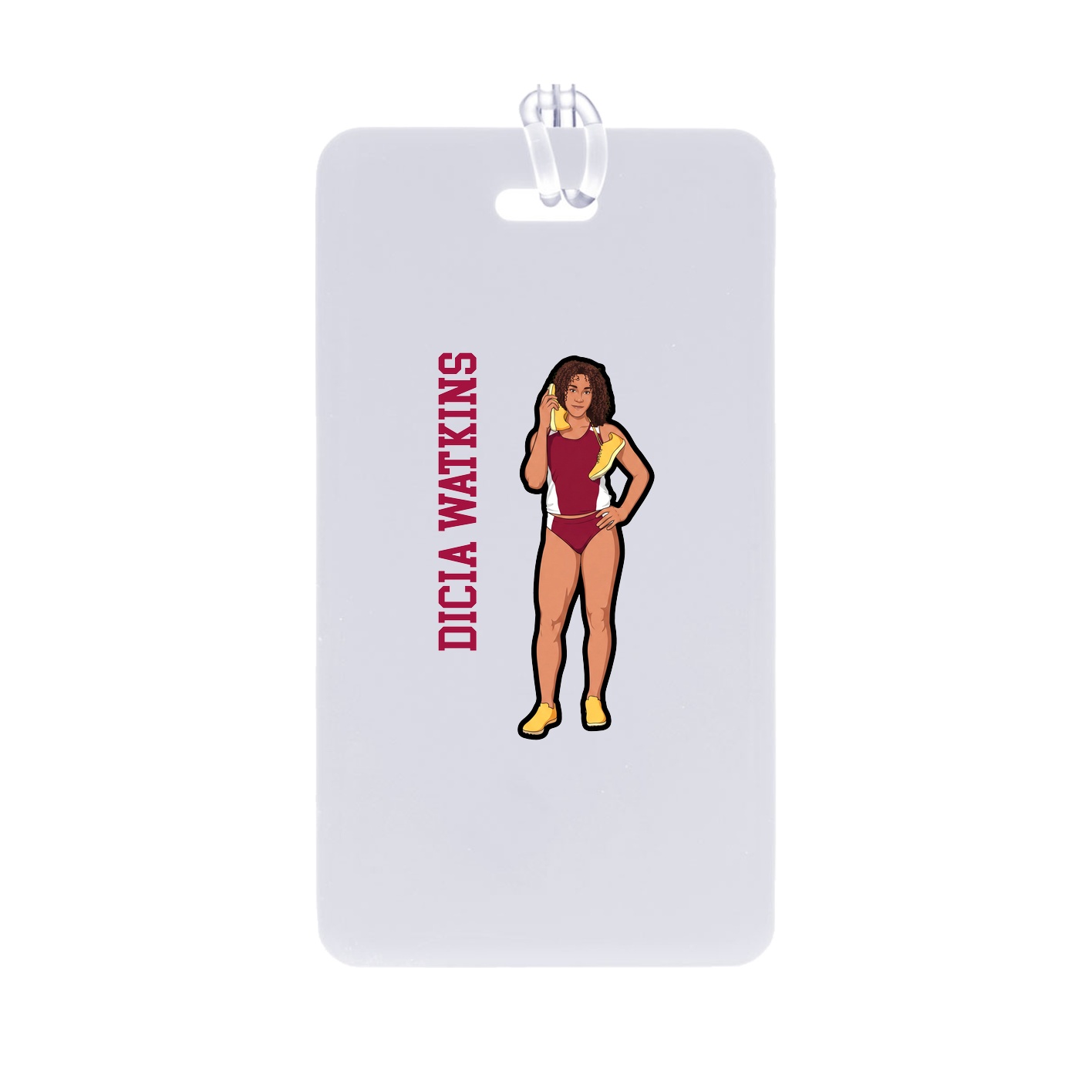 Bag Tag — Name Vertical in Classic
