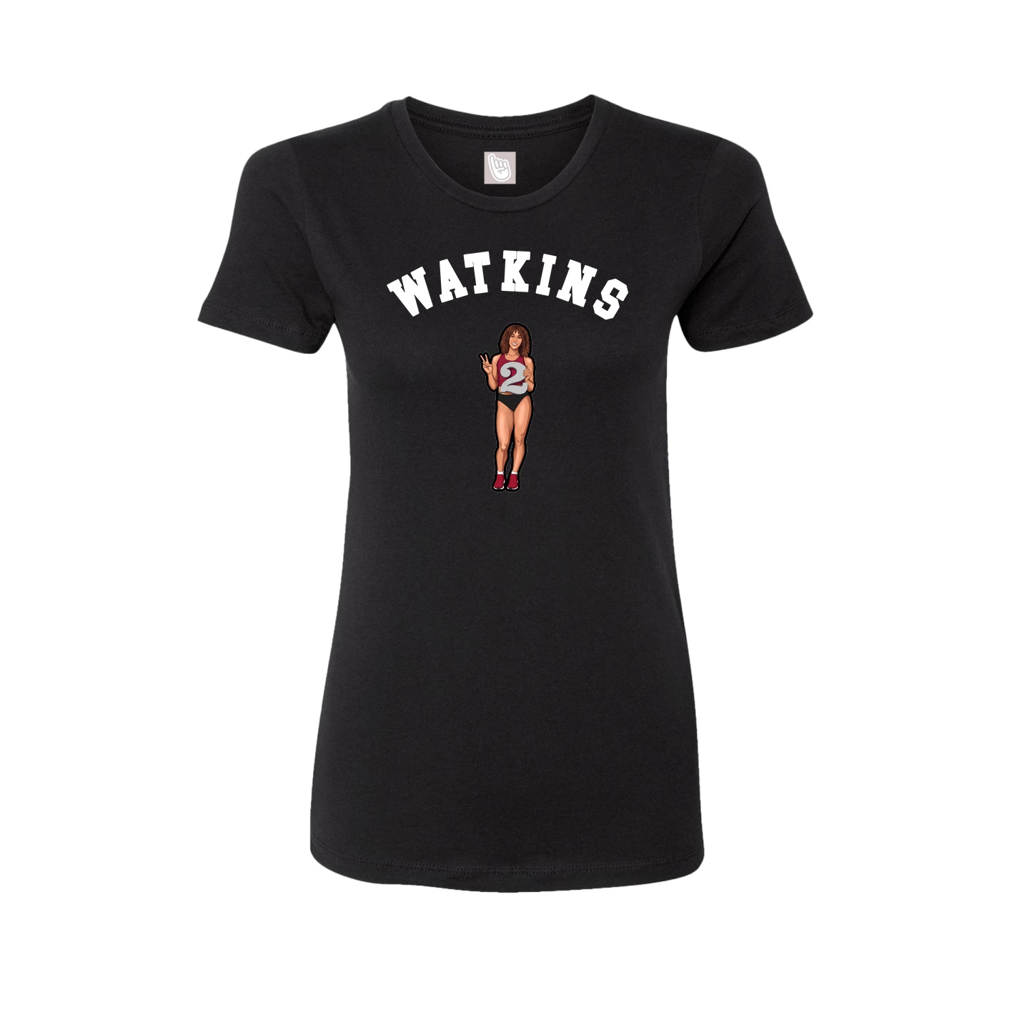 Womens Tee — Shirsey Arch in Black