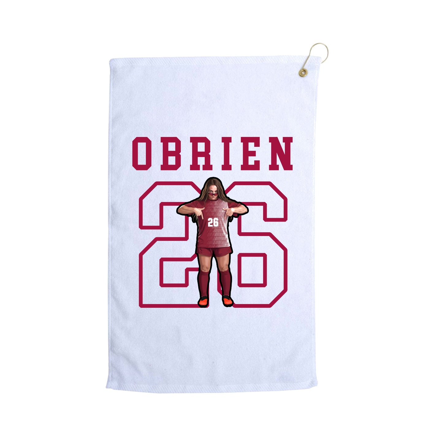 Golf Towel — Shirsey in White