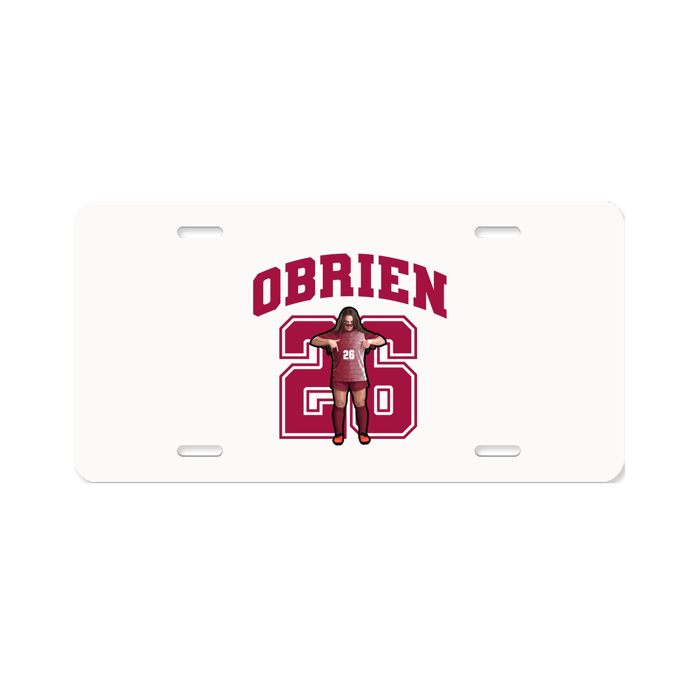 License Plate — Number in Classic
