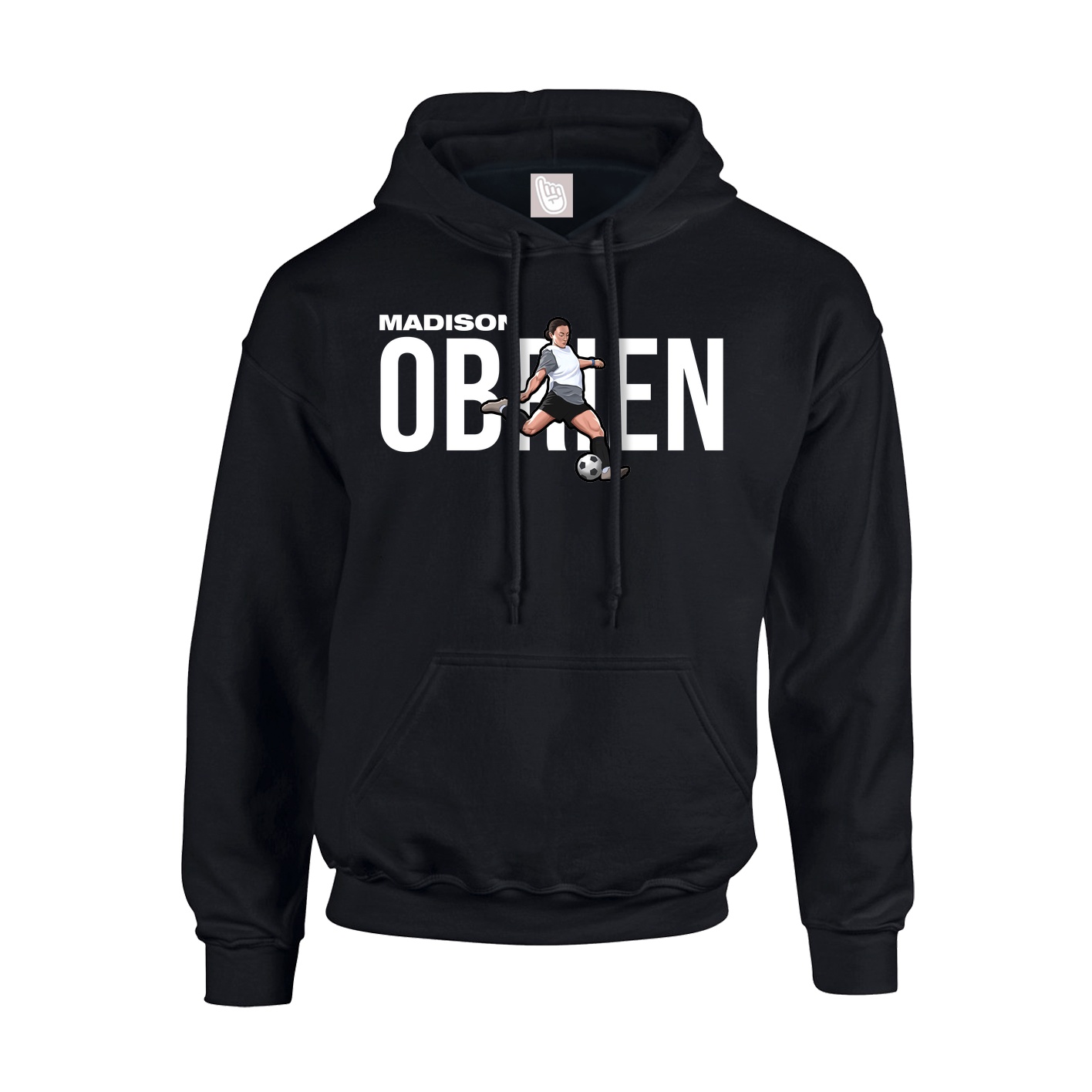 Youth Hoodie — Player Name in Black