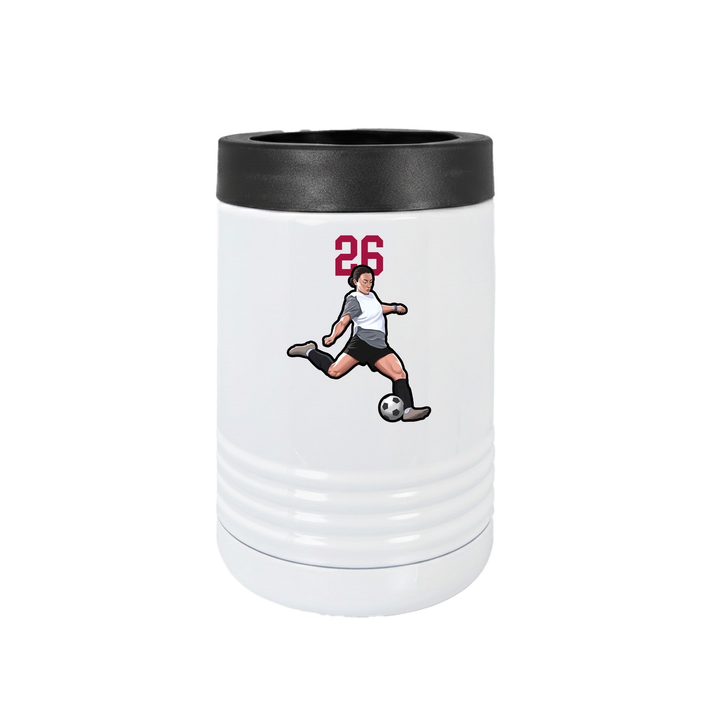 Beverage Holder — Number Top in White