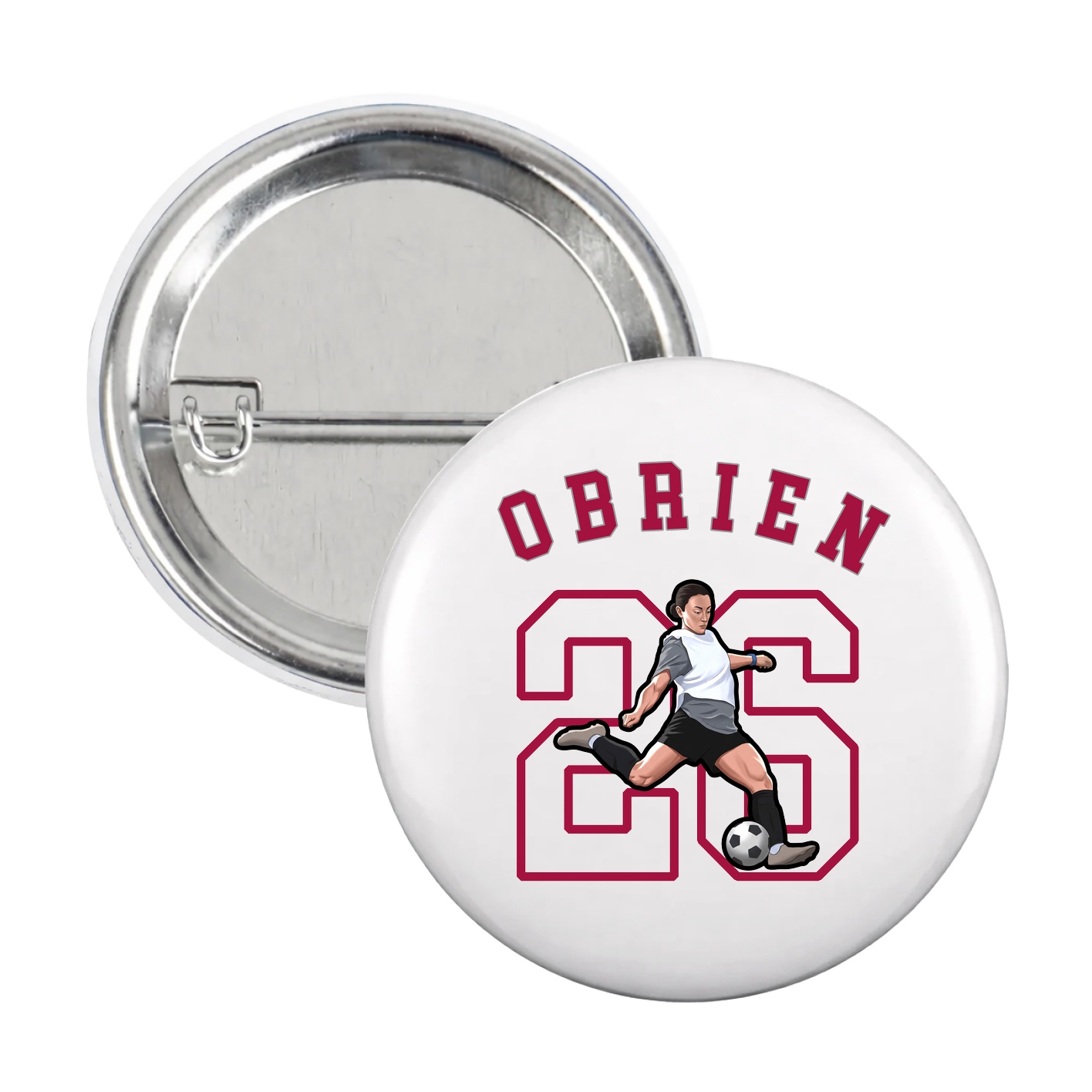 Game Day Button — Shirsey Arch in White