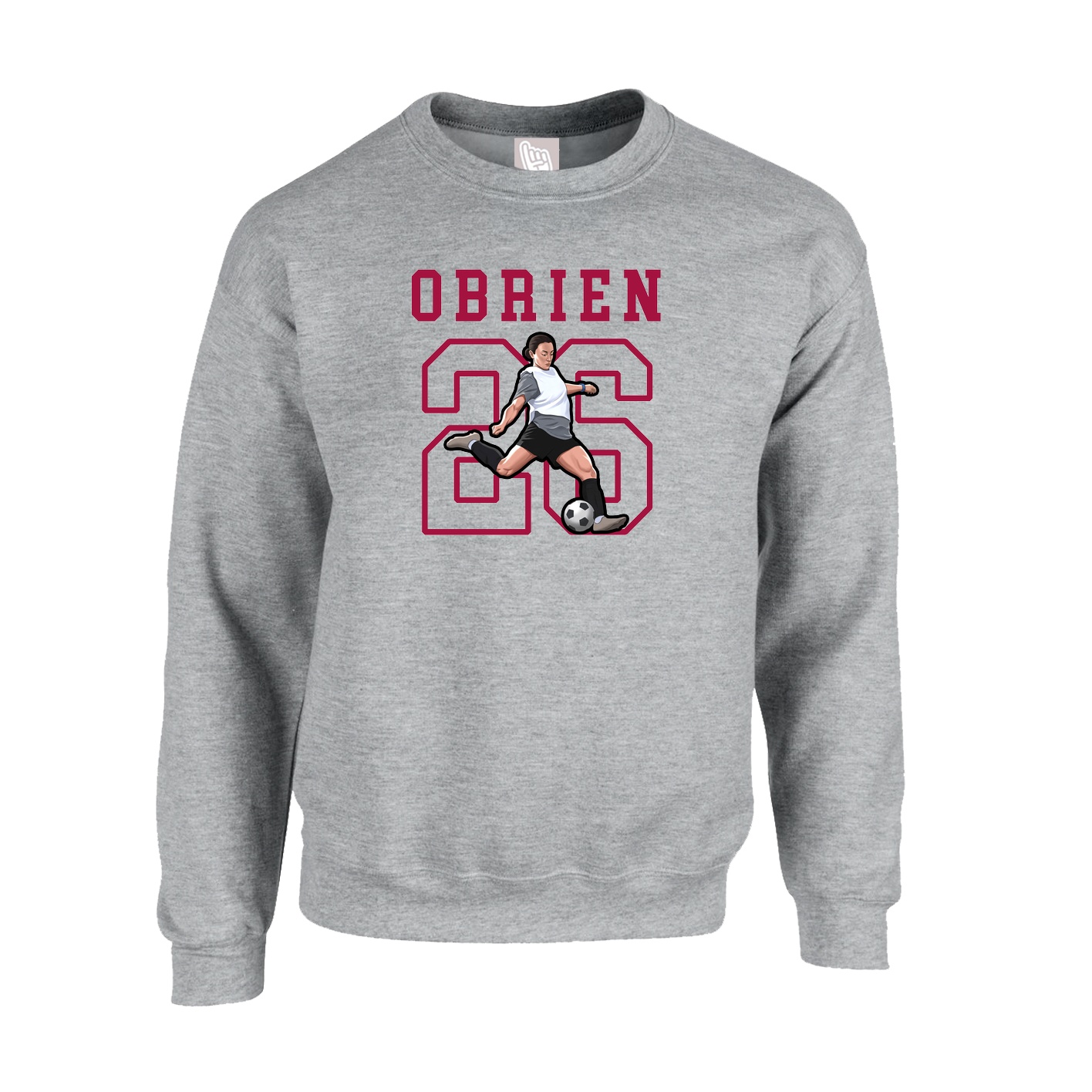 Fleece Crew — Shirsey in Grey
