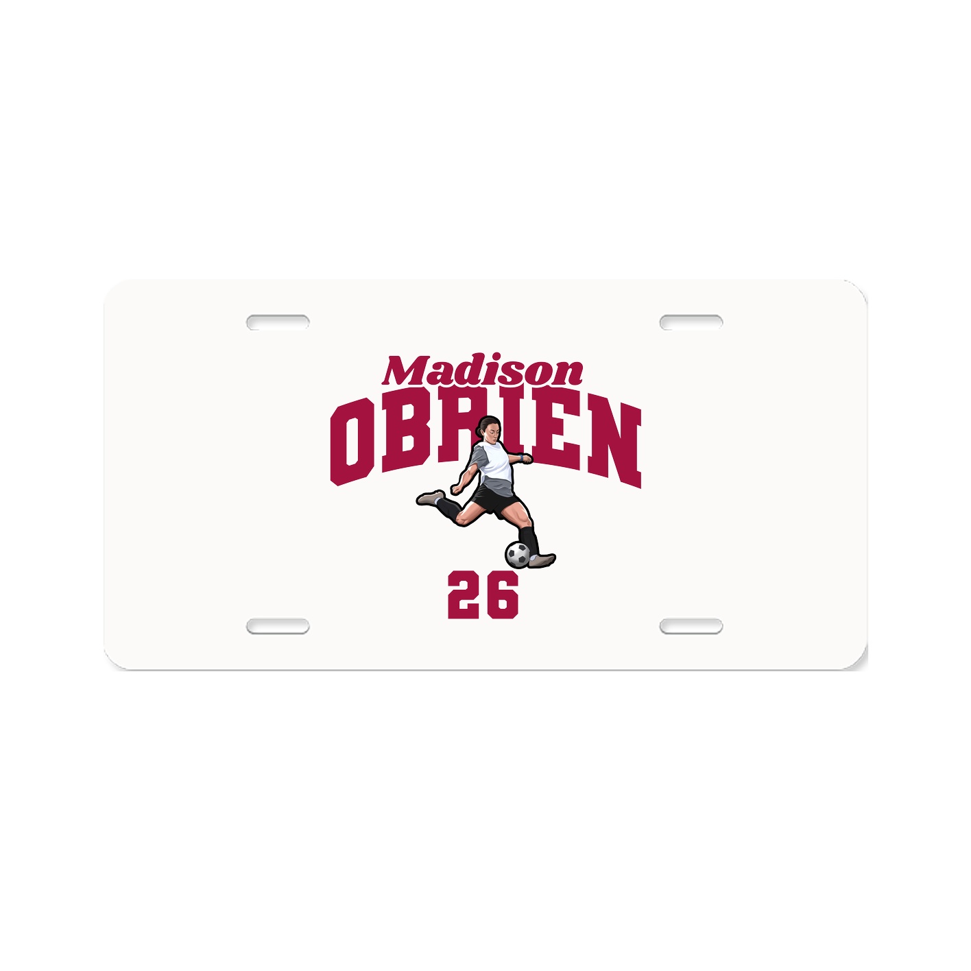License Plate — Signature Arch in Classic