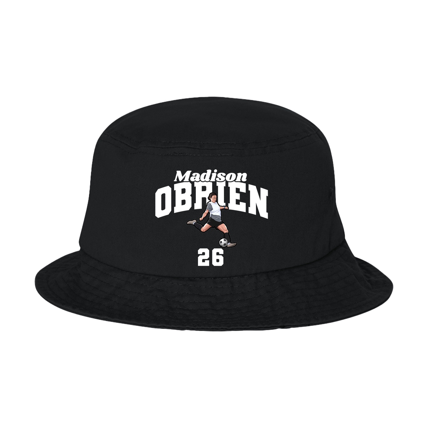 Bucket Cap — Signature Arch in Black