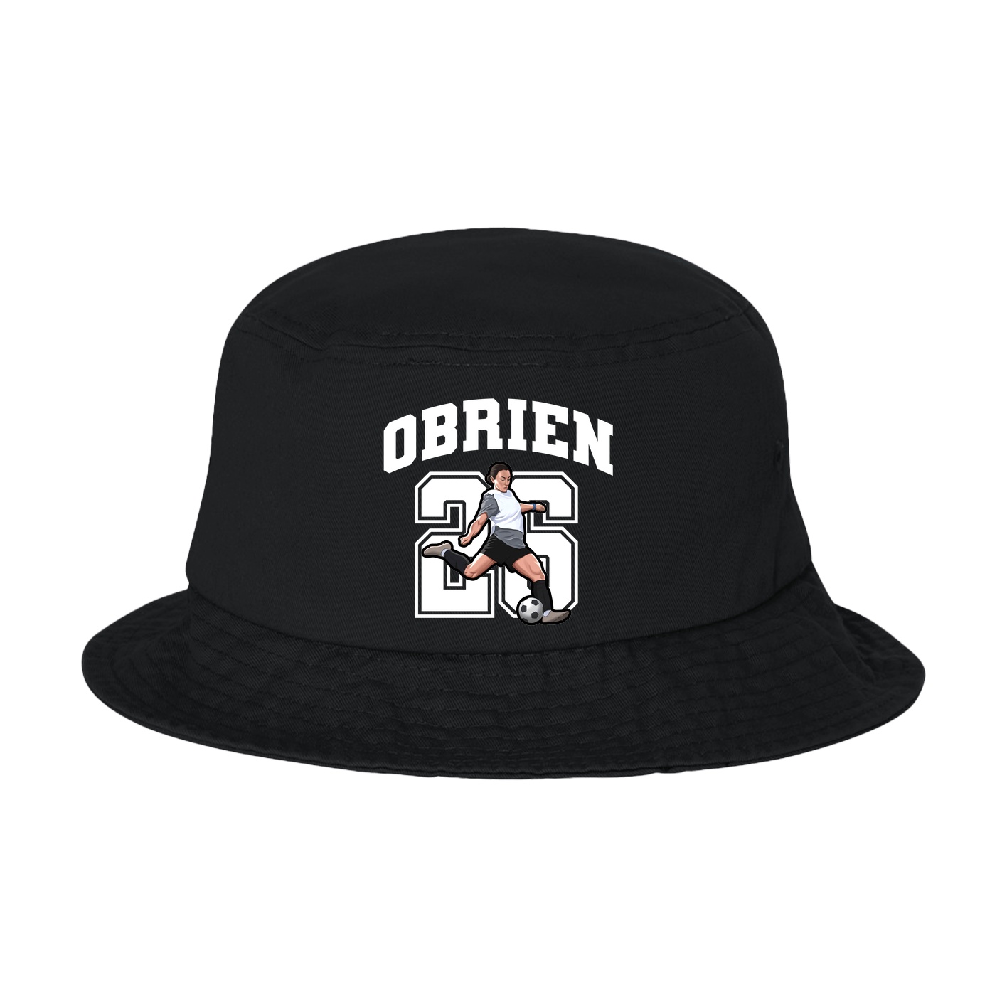 Bucket Cap — Number in Black