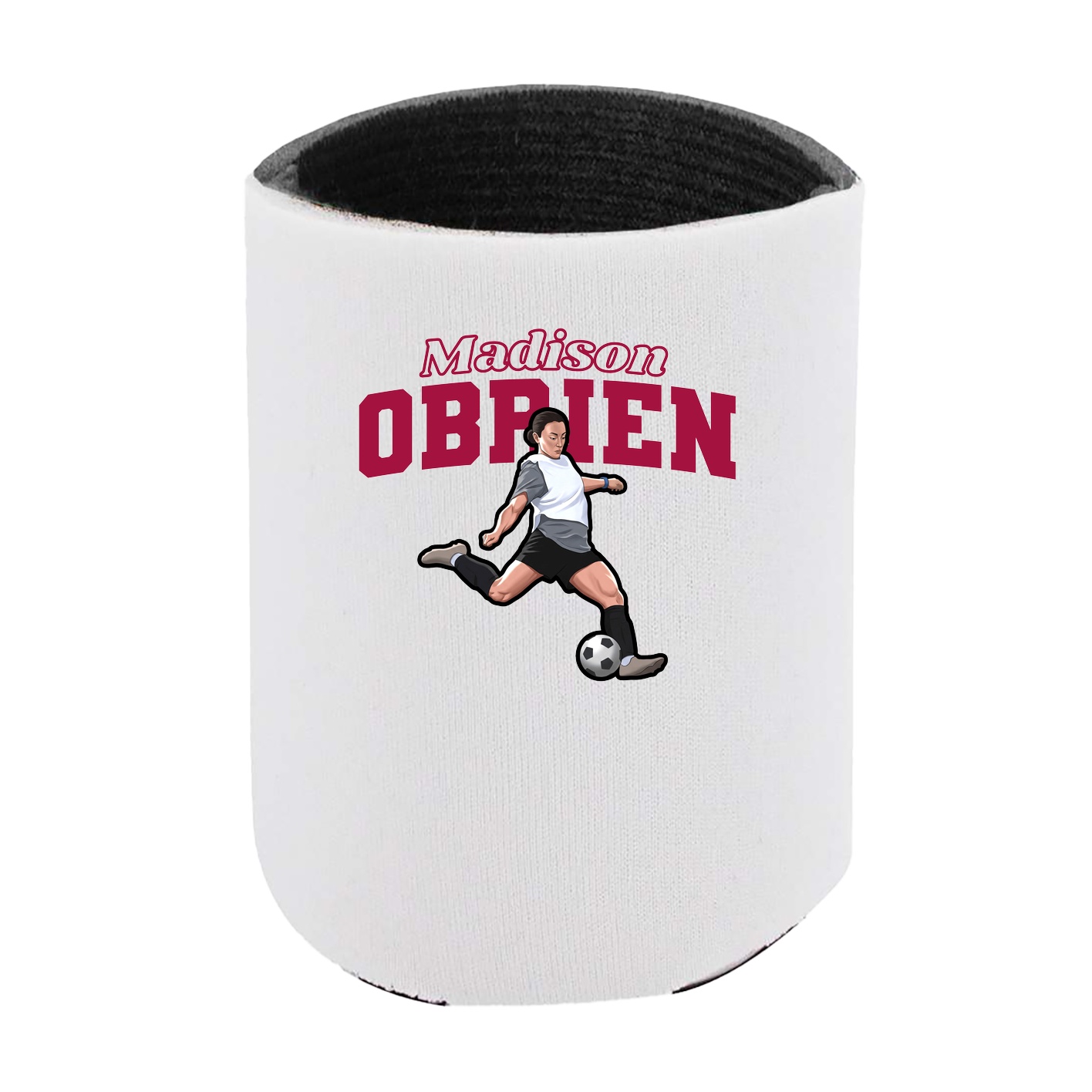 Can Holder — Name Arch in White