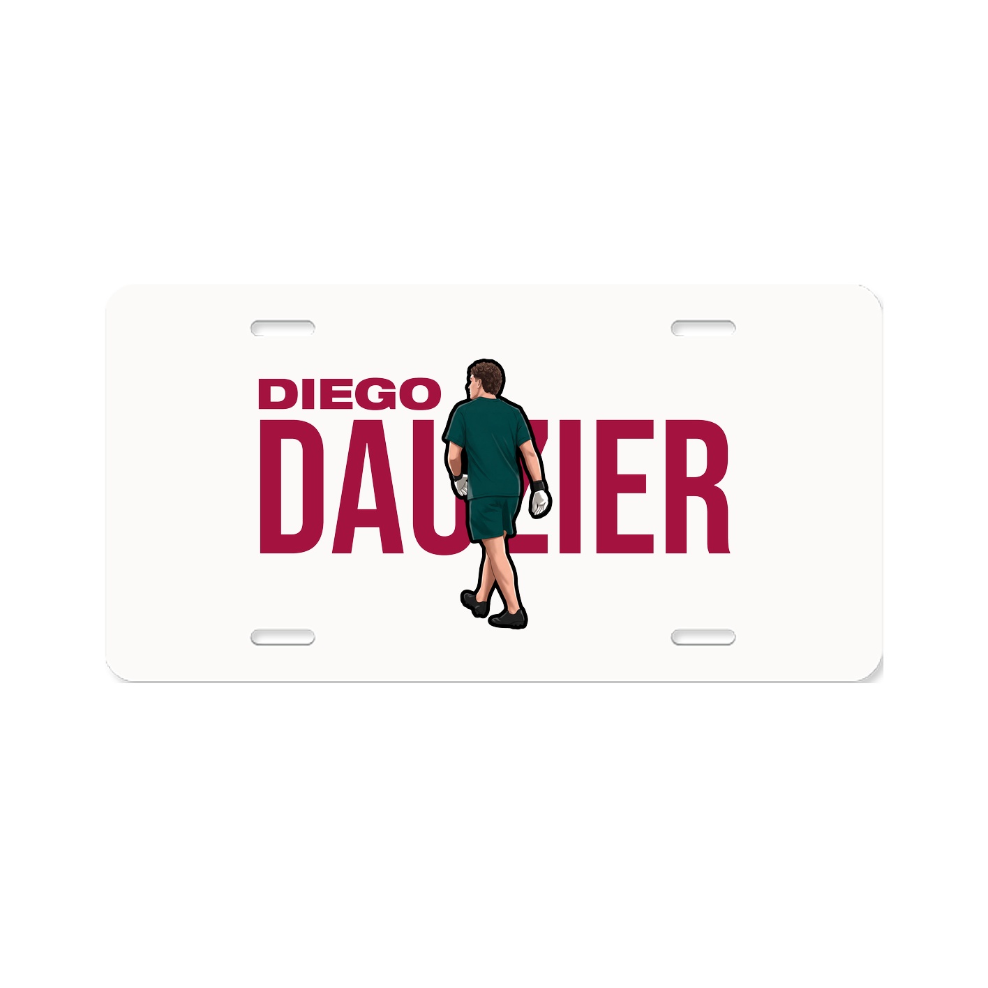 License Plate — Player Name in Classic